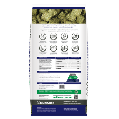 EVENT SPECIAL - Lucerne & Oaten Hay Cubes - 20kg Bag