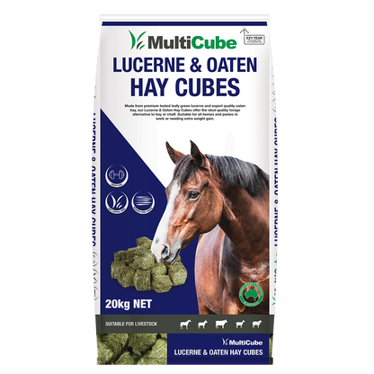 EVENT SPECIAL - Lucerne & Oaten Hay Cubes - 20kg Bag