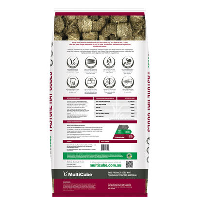 EVENT SPECIAL - Pasture Hay Cubes - 20kg Bag