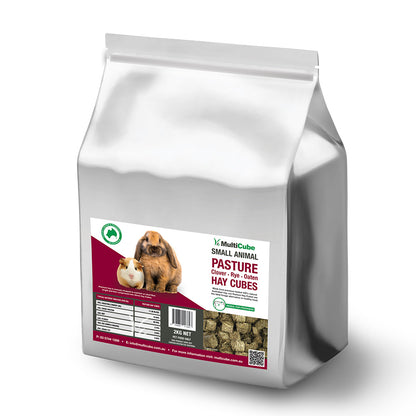 Pasture Hay Cubes - 2KG - Small Animal